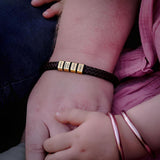 Personalised Brown Leather Bracelet