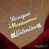 BUY ONE GET ONE Name Necklace (Birthstones Optional) - Deal