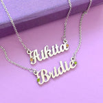 BUY ONE GET ONE Name Necklace (Birthstones Optional) - Deal
