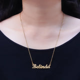 BUY ONE GET ONE Name Necklace (Birthstones Optional) - Deal