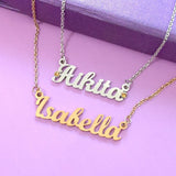 BUY ONE GET ONE Name Necklace (Birthstones Optional) - Deal