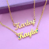 BUY ONE GET ONE Name Necklace (Birthstones Optional) - Deal