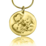 Disc Photo Necklace - Photo Jewellery by Belle Fever