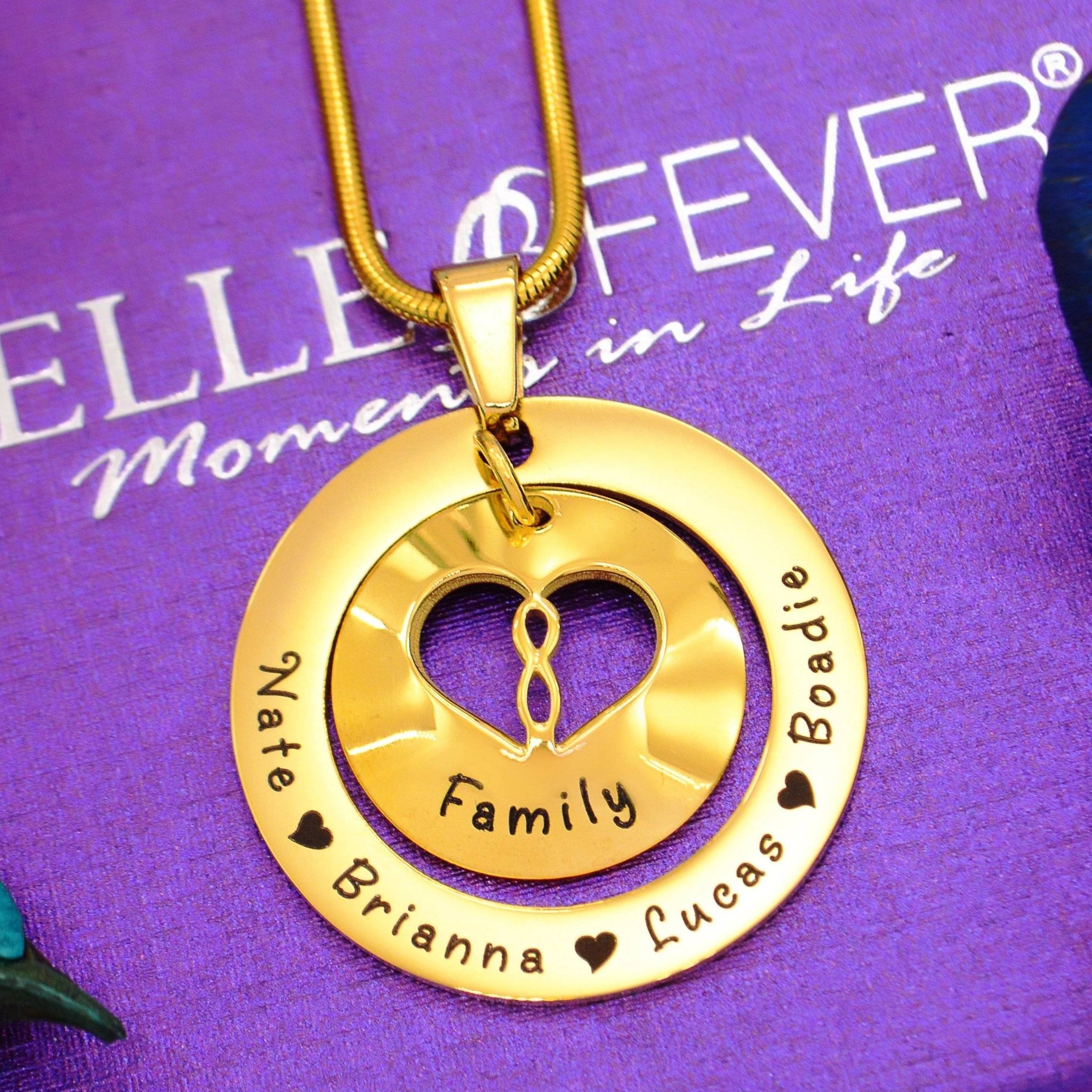 Infinity Dome Necklace - Mothers Jewellery by Belle Fever