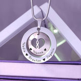 Infinity Dome Necklace - Mothers Jewellery by Belle Fever