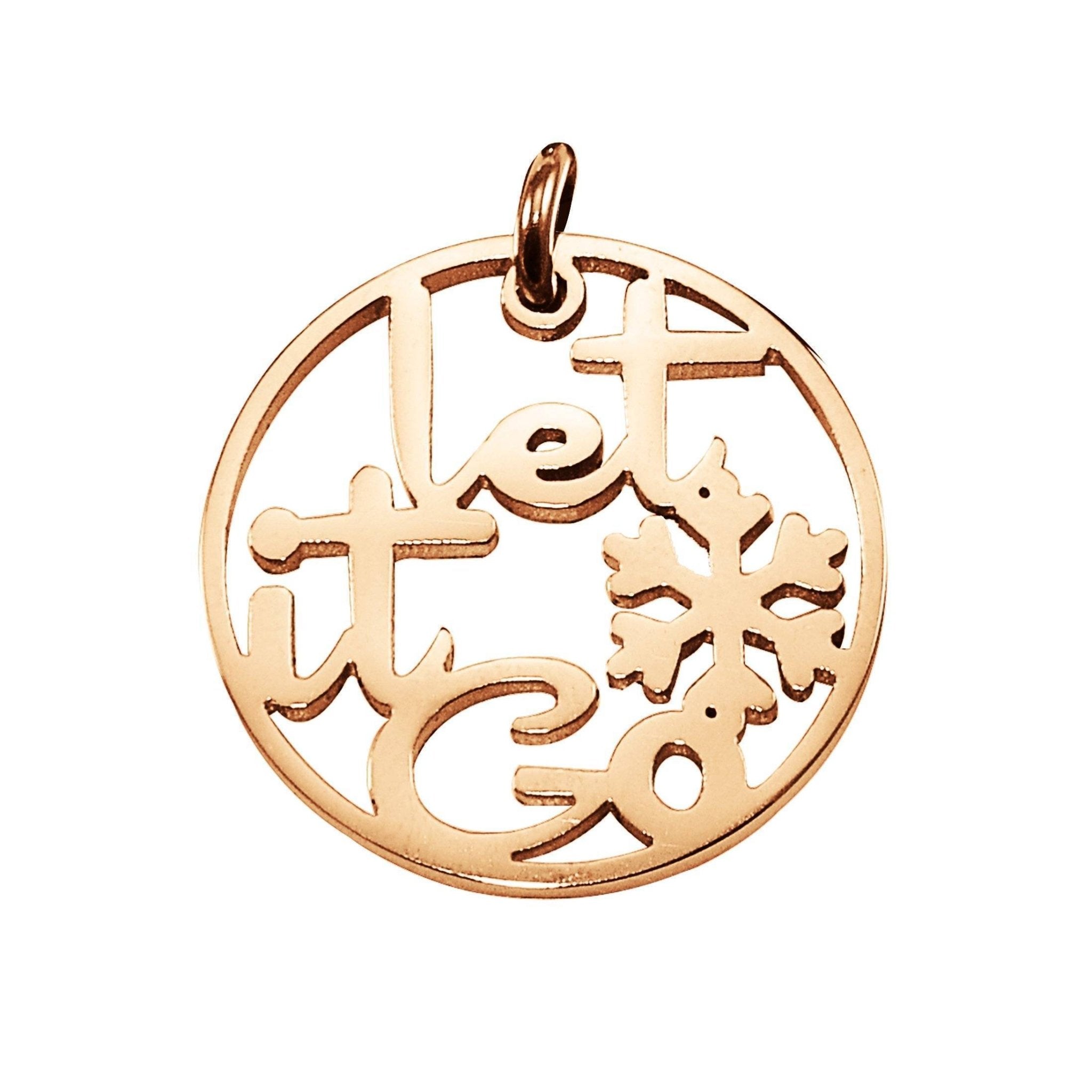 Let It Go Charm for Keyring - Keyrings by Belle Fever