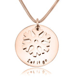 Let it Go Necklace - Mothers Jewellery by Belle Fever