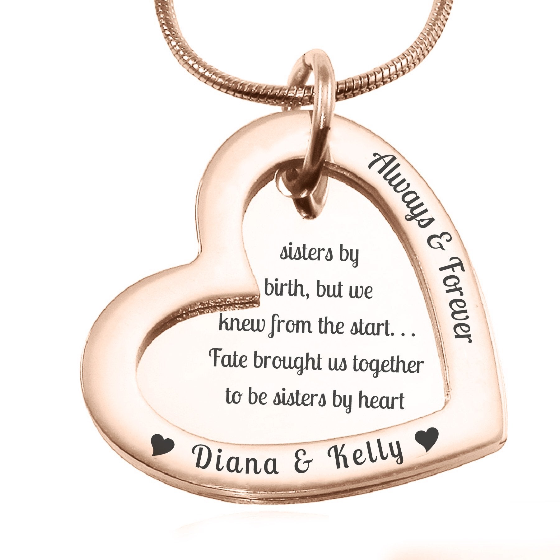 Love Forever Handwriting Necklace - Mothers Jewellery by Belle Fever