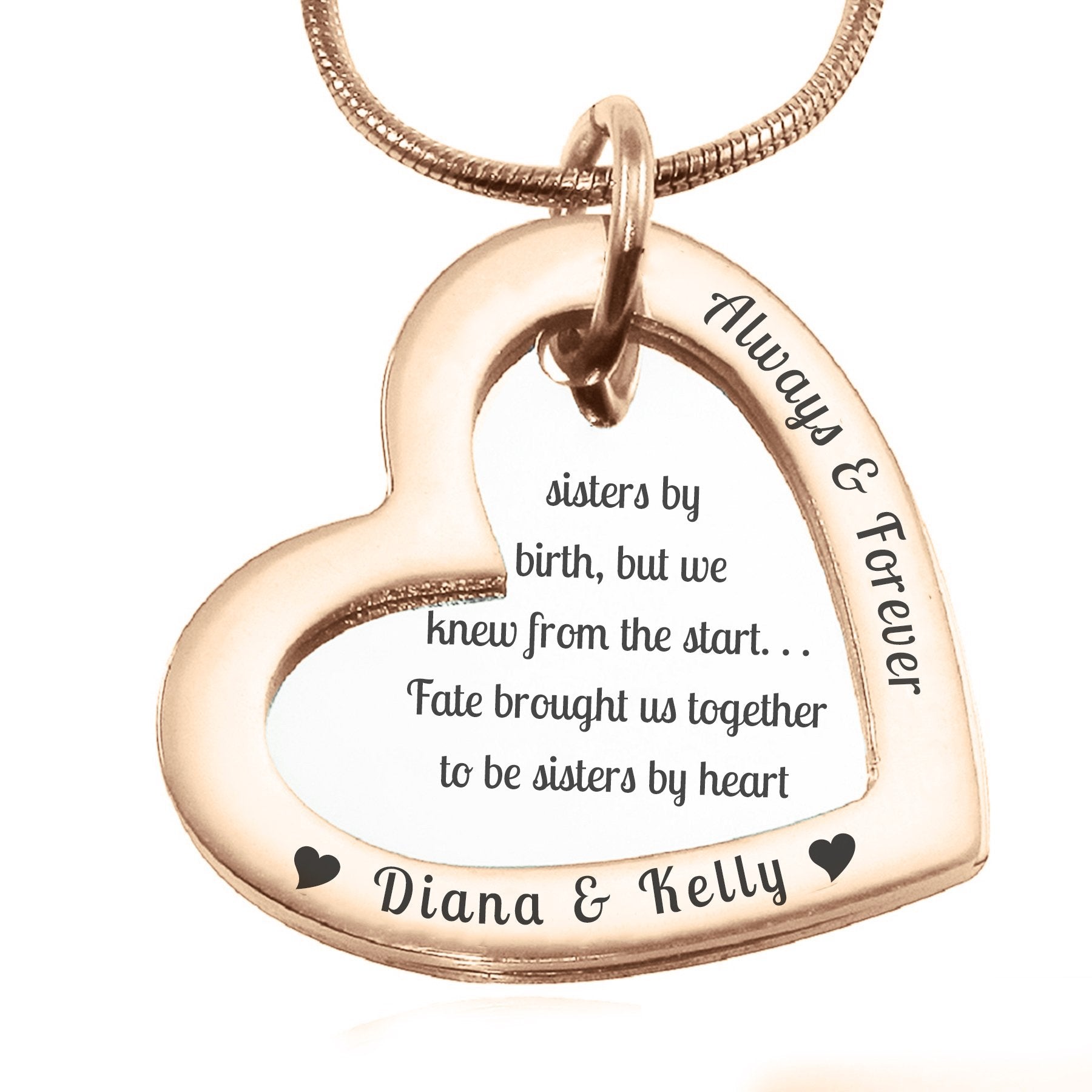 Love Forever Handwriting Necklace - Mothers Jewellery by Belle Fever