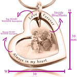 Love Forever Photo Necklace - Photo Jewellery by Belle Fever
