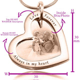 Love Forever Photo Necklace - Photo Jewellery by Belle Fever