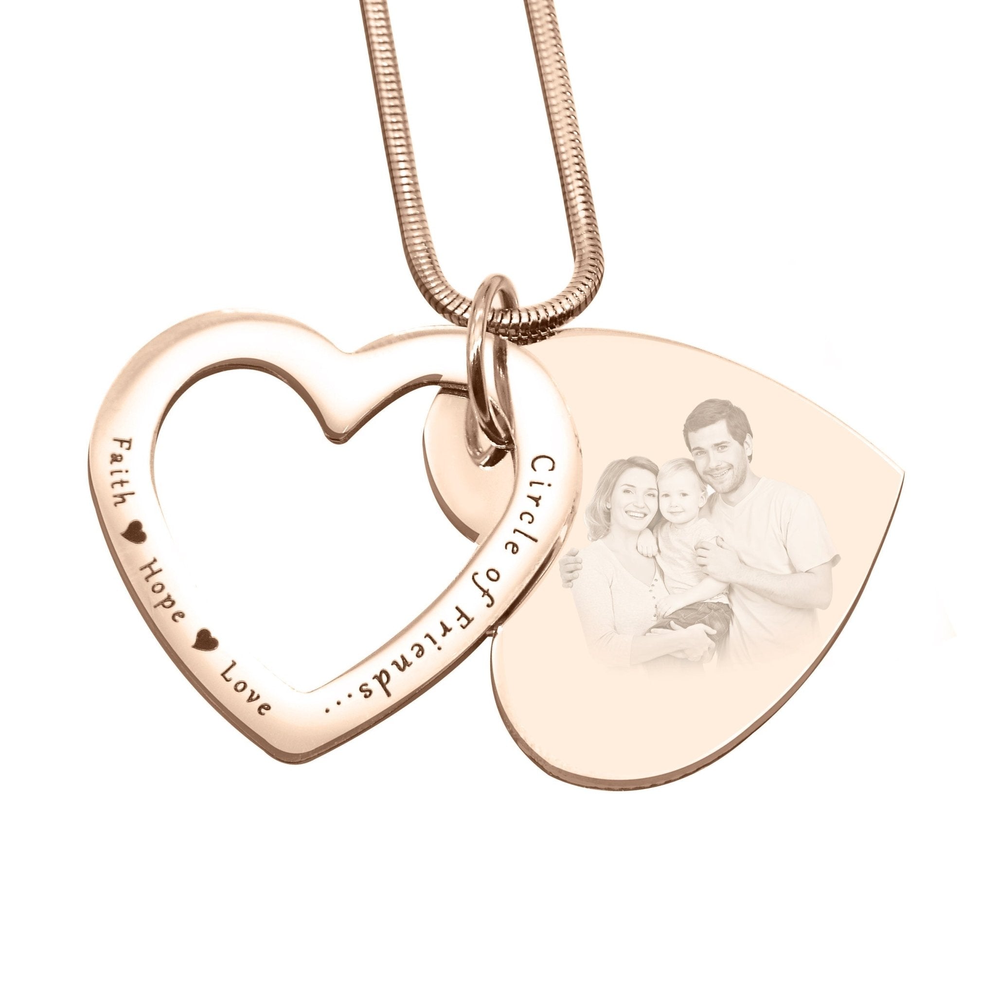 Love Forever Photo Necklace - Photo Jewellery by Belle Fever