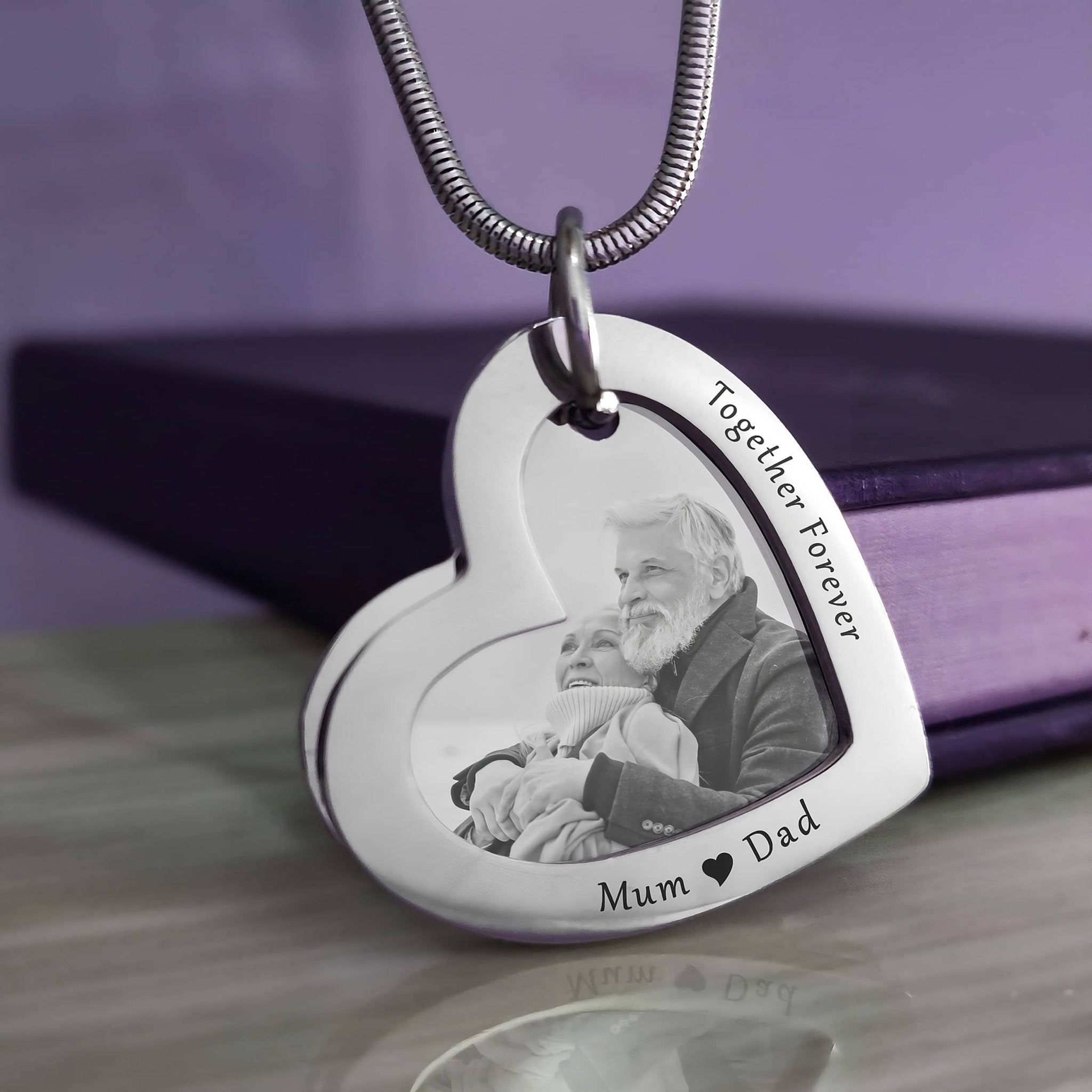 Love Forever Photo Necklace - Photo Jewellery by Belle Fever