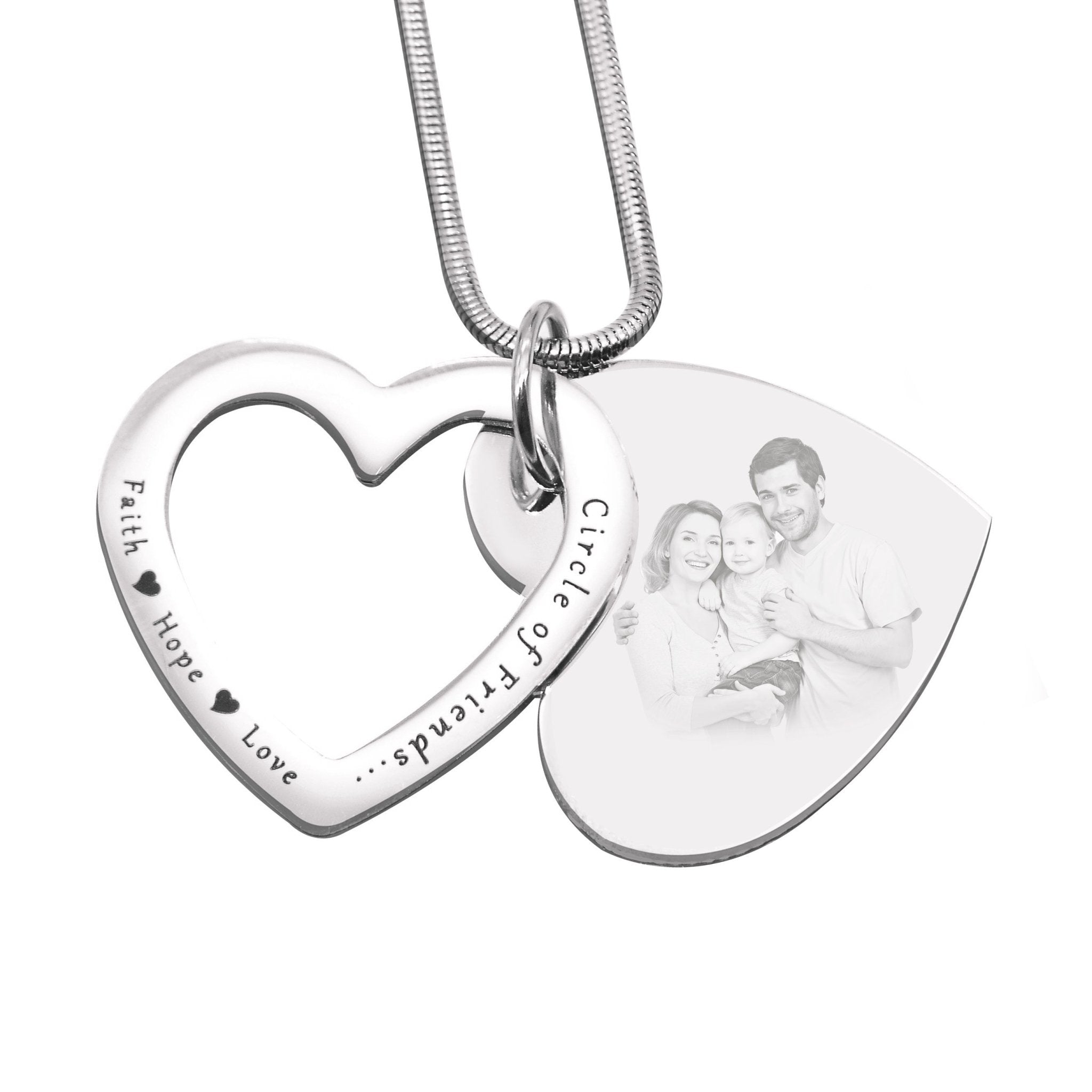 Love Forever Photo Necklace - Photo Jewellery by Belle Fever
