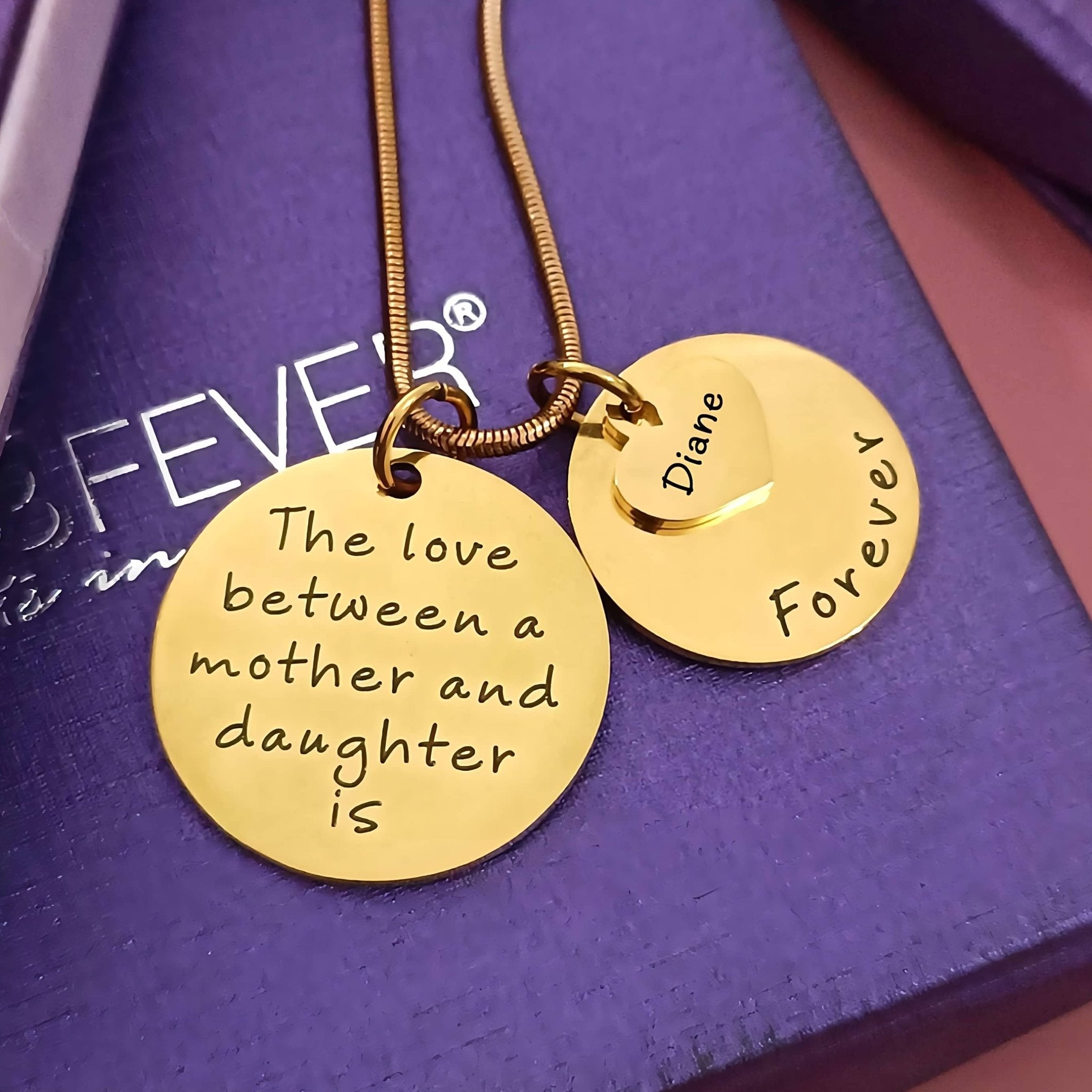 Mother Forever Necklace - Mothers Jewellery by Belle Fever