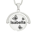 My Secret Spinning Name Necklace - Name Necklaces by Belle Fever