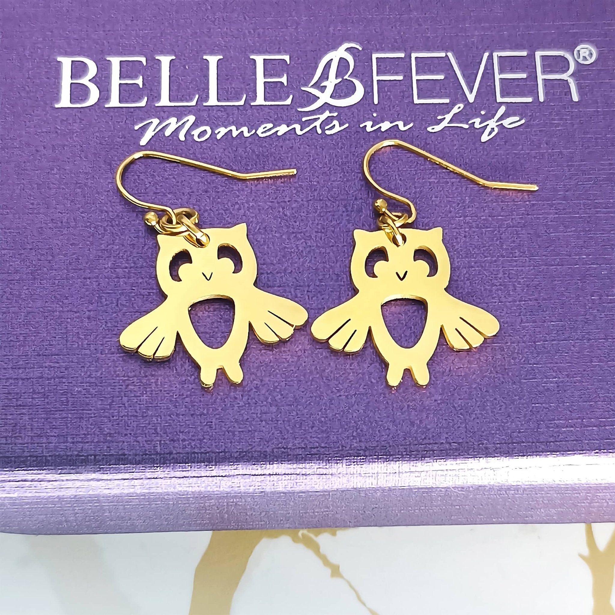 Owl Earrings - Earrings by Belle Fever