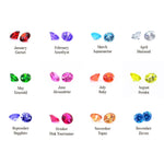 Personalised Birthstone Cross Bracelet - Bangles & Bracelets by Belle Fever