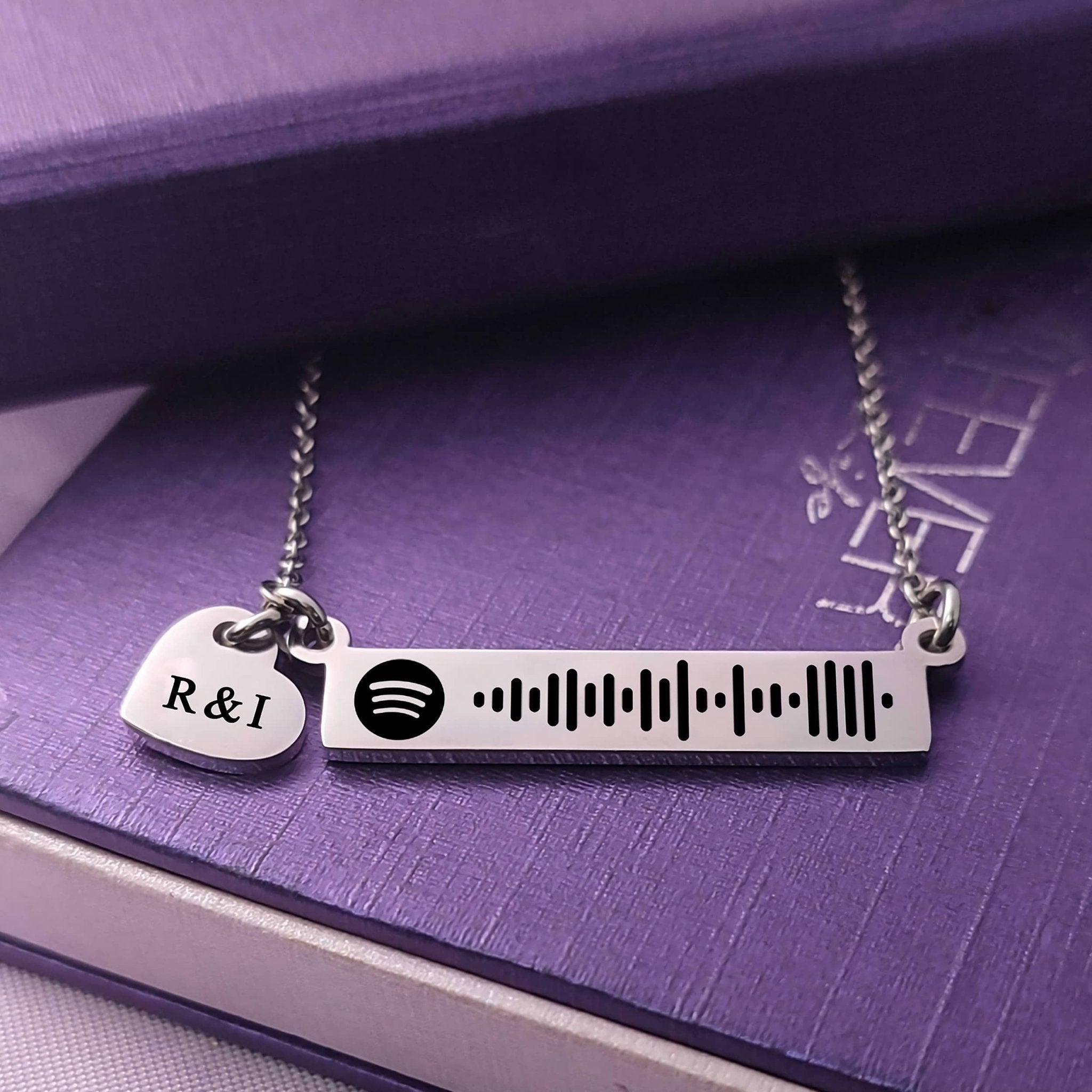 Personalised Music Bar Necklace by Belle Fever - Music Tags by Belle Fever