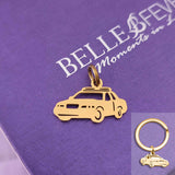 Police Car Charm for Keyring - Keyrings by Belle Fever