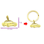 Police Car Charm for Keyring - Keyrings by Belle Fever