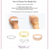 She Believed She Could | Inspirational Bangle - Bangles & Bracelets by Belle Fever