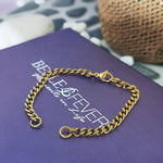 Split Curb Chain for Name Bracelet - Chains by Belle Fever