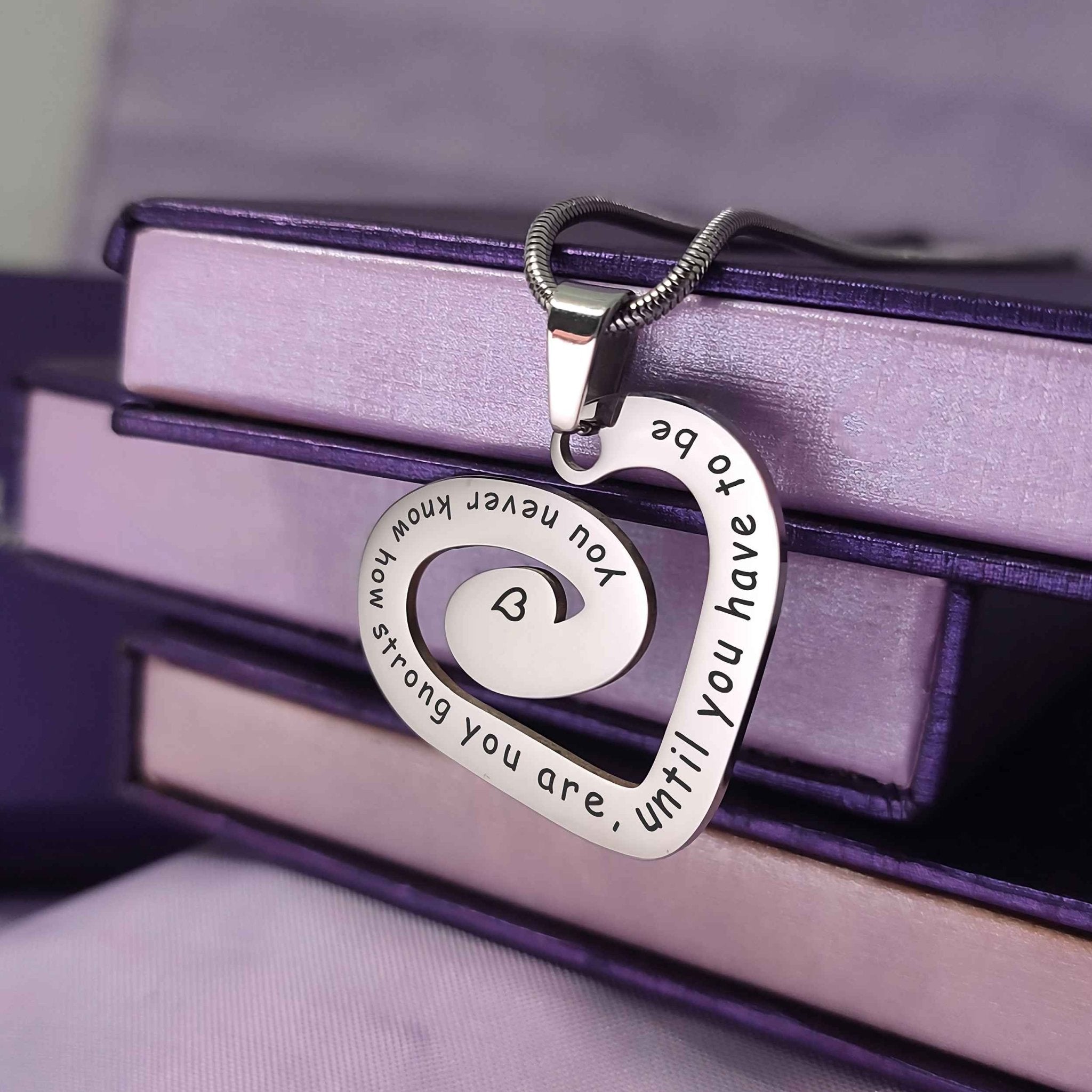 Swirls of My Heart Necklace - Mothers Jewellery by Belle Fever