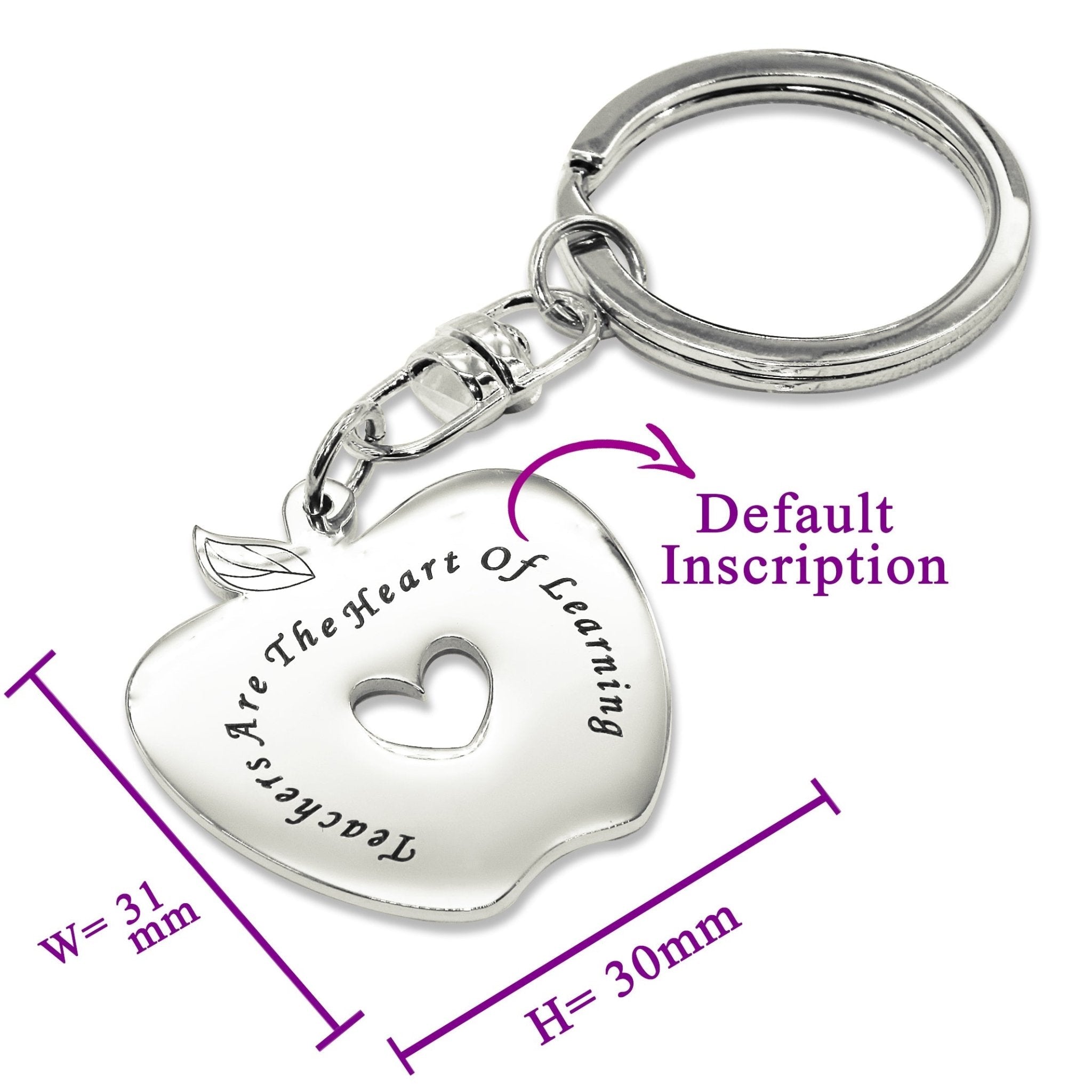 Teacher's Keyring - Keyrings by Belle Fever