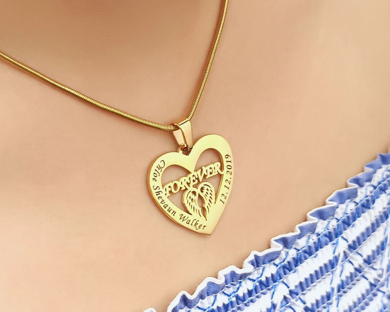 💖 Keep the memory of a loved one close with a personalised necklace - BELLE FEVER