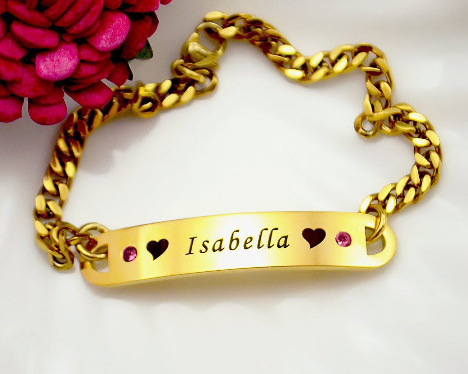 Personalised Birthstone Bracelet - BELLE FEVER