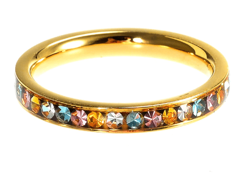 Rainbow Crystal Ring - BELLE FEVER