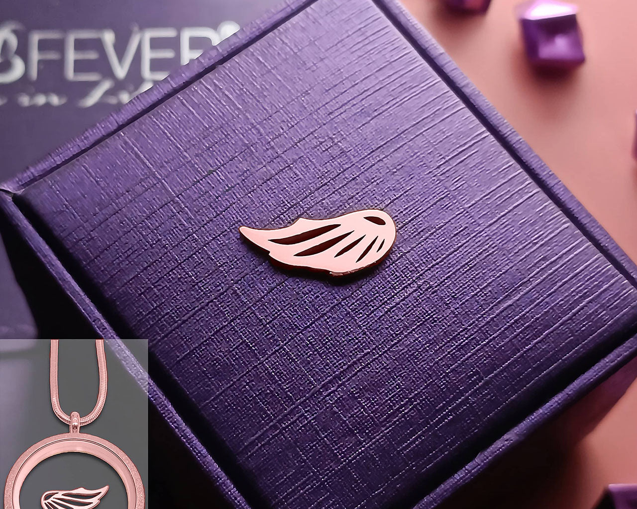 Angel Wing Charm For Dream Locket Bracelet or Necklace