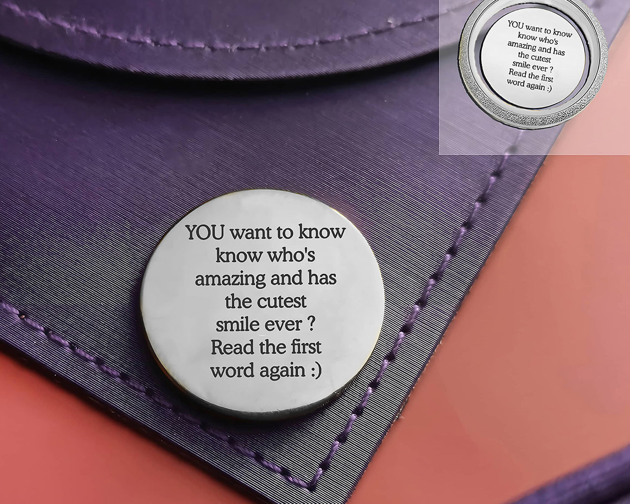 Disc Insert With Inscription for Dream Locket