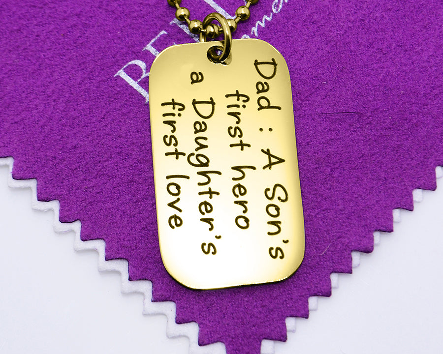 Dog Tag Necklace - First Hero