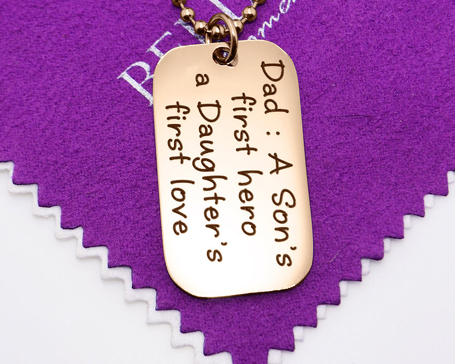 Dog Tag Necklace - First Hero