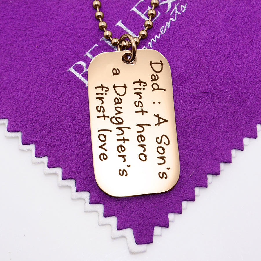 Dog Tag Necklace - First Hero