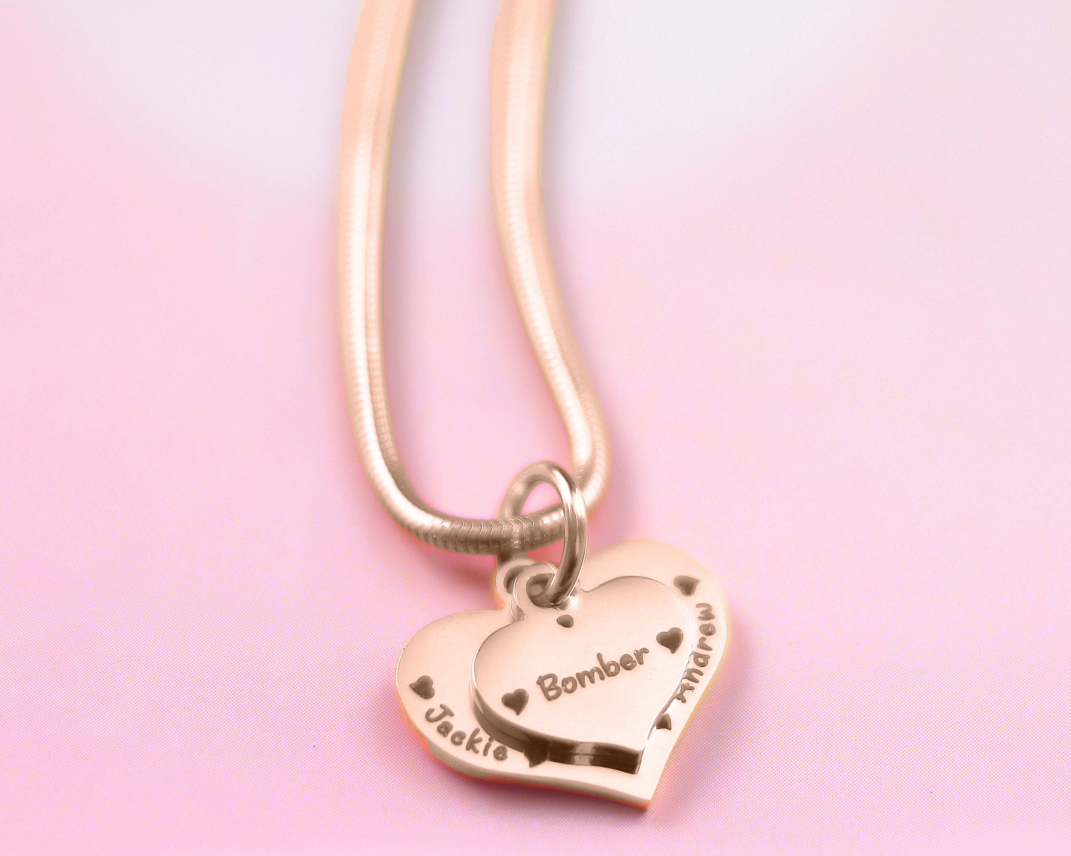 Double Heart Necklace