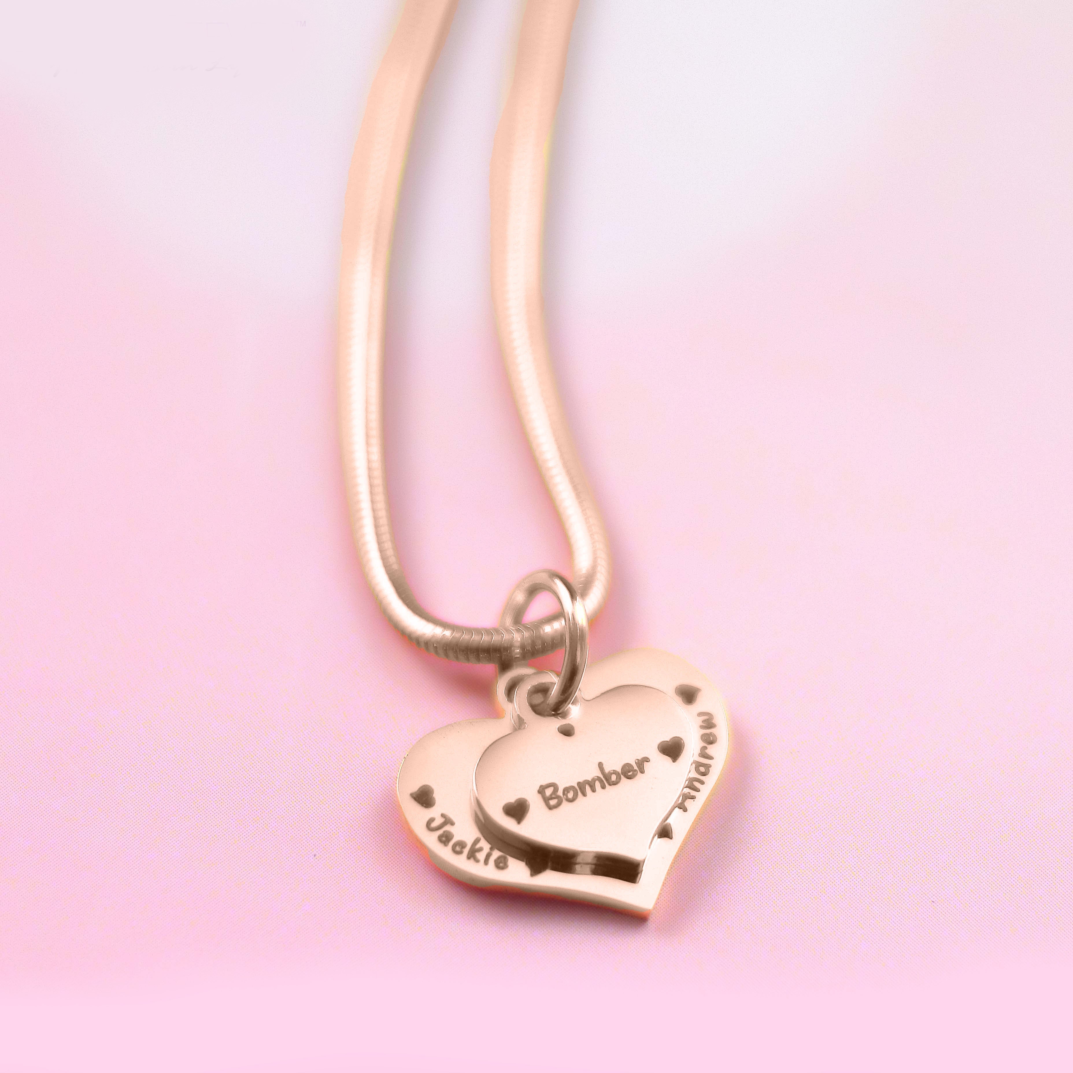 Double Heart Necklace