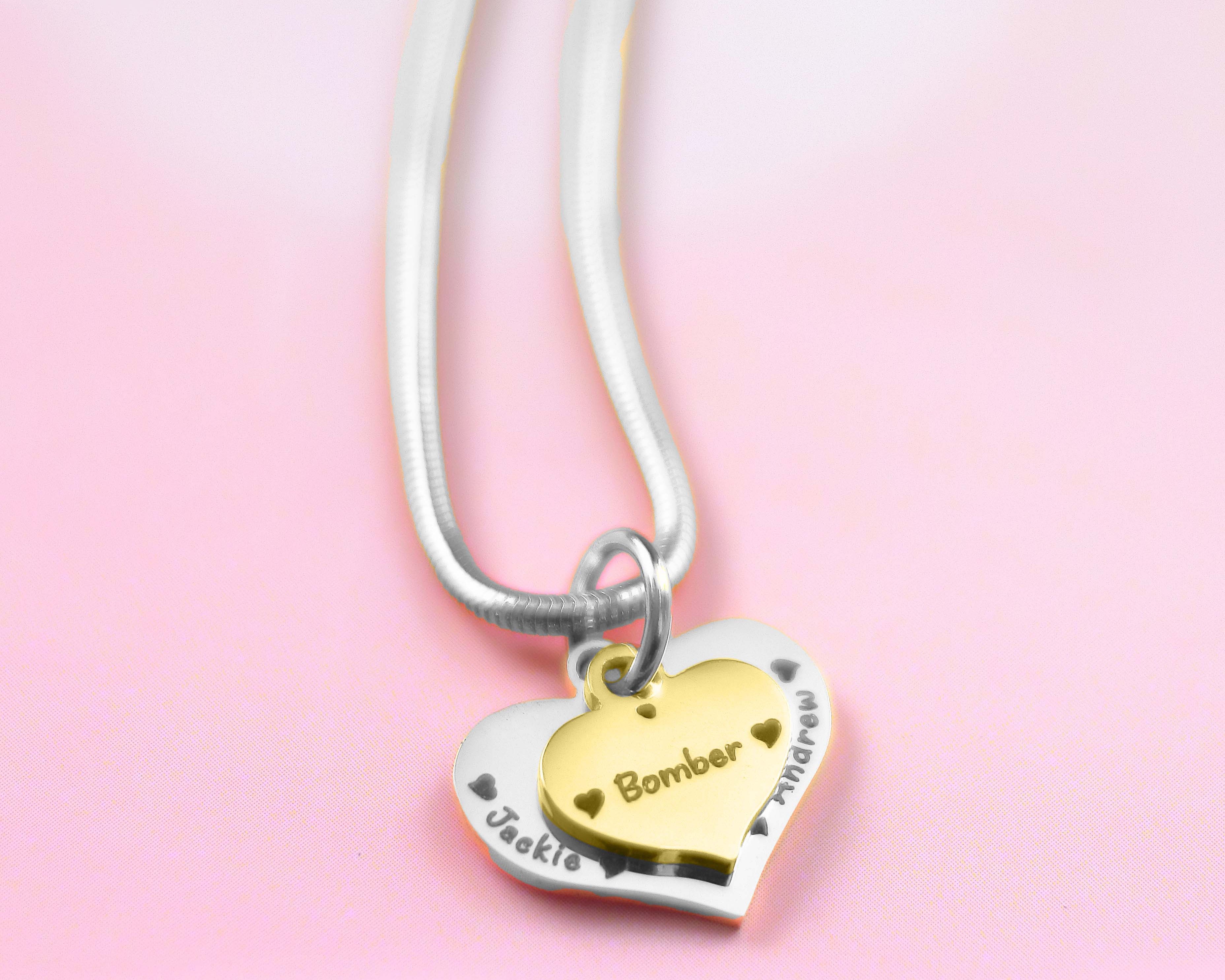 Double Heart Necklace