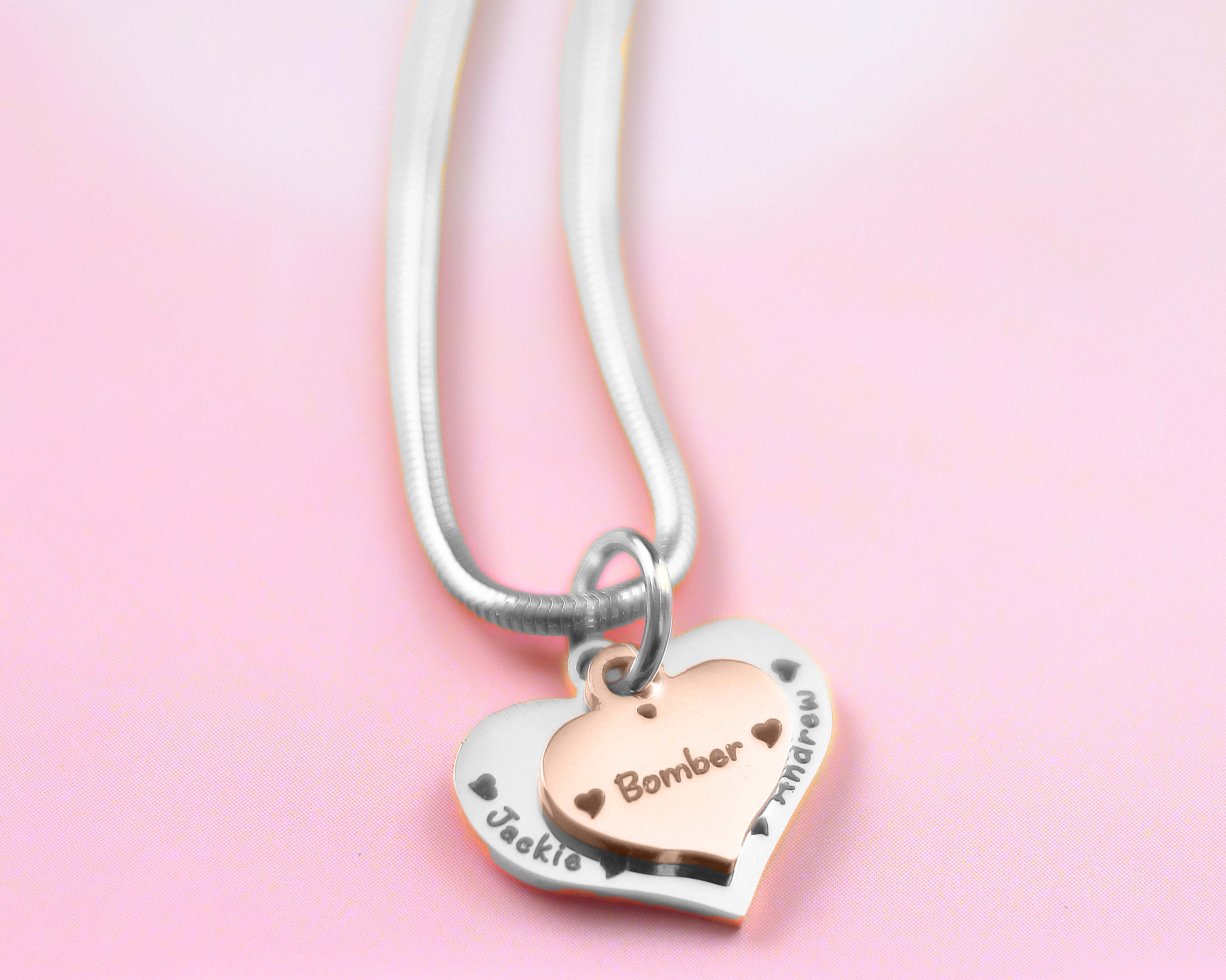 Double Heart Necklace