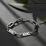 Silver Belle Fever Endless Ties Name Bracelet with Birthstone on fabric — timeless personalised jewellery celebrating family, friendship and forever love.