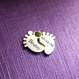 Feet Birthstone Charm for Dream Locket