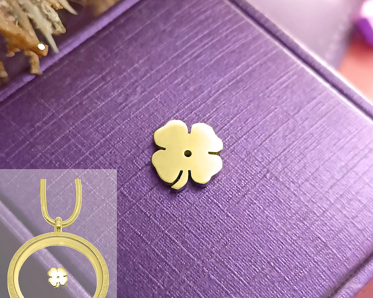 Four Leaf Clover Charm For Dream Locket