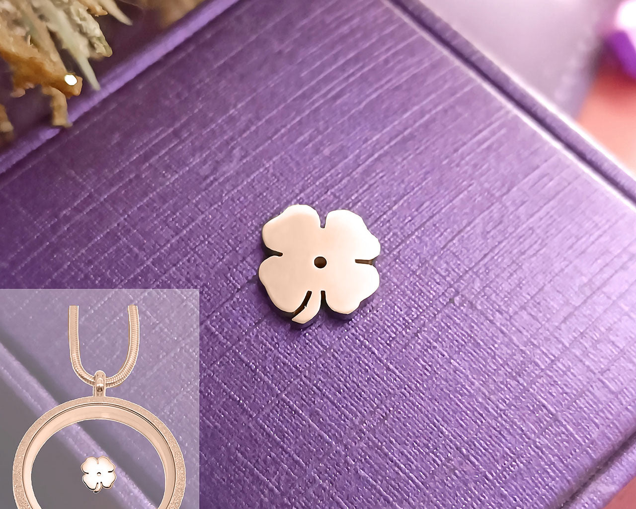 Four Leaf Clover Charm For Dream Locket