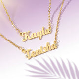 Name Necklace (Birthstones & Ornaments Optional)