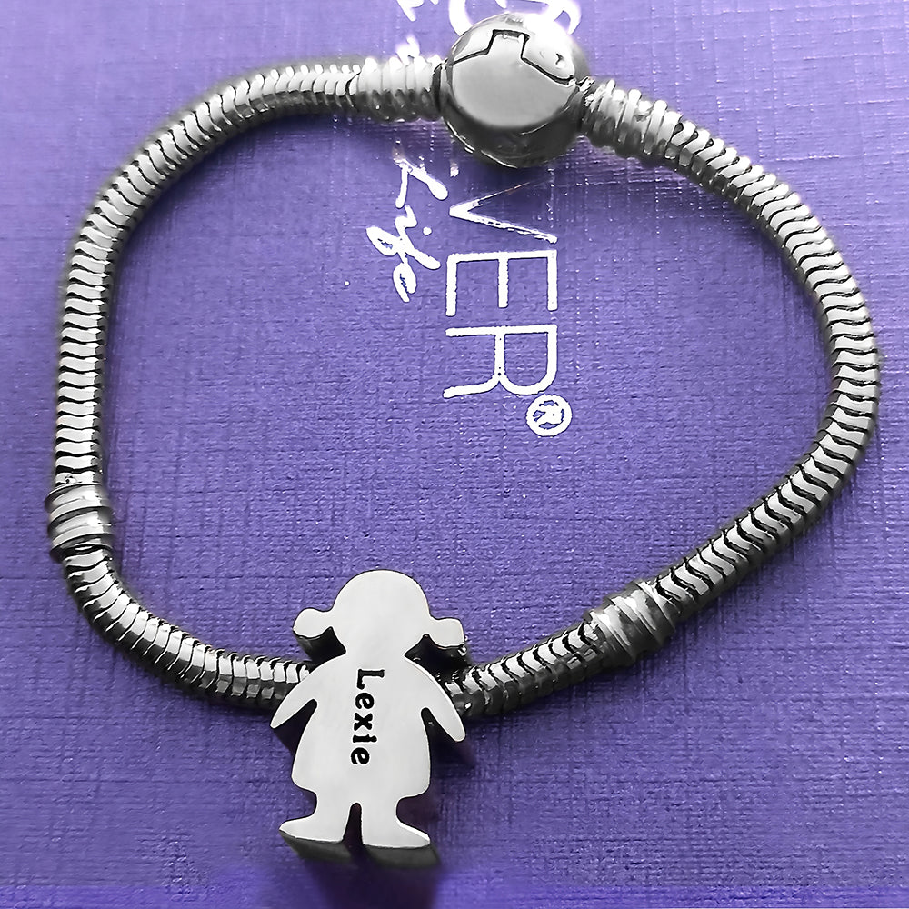 Moments Bracelet with Girl Charm