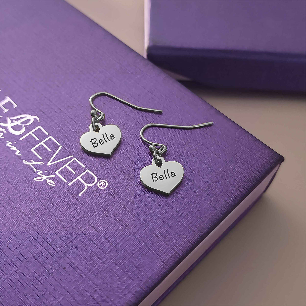 Heart Personalised Earrings