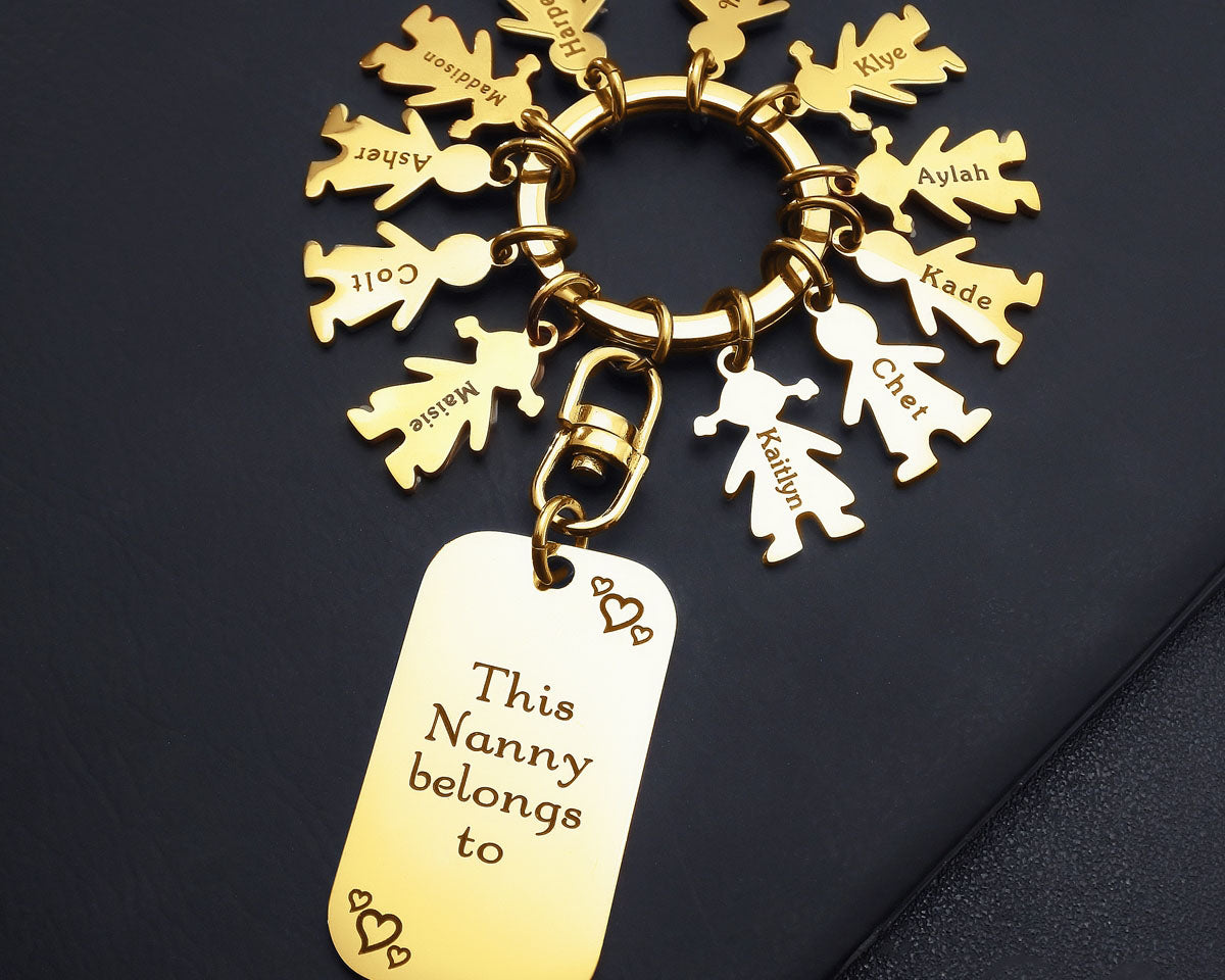 BUY ONE GET ONE Kids Love Keyring Tag