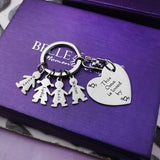 Kids Love Heart Keyring (One charm is included)